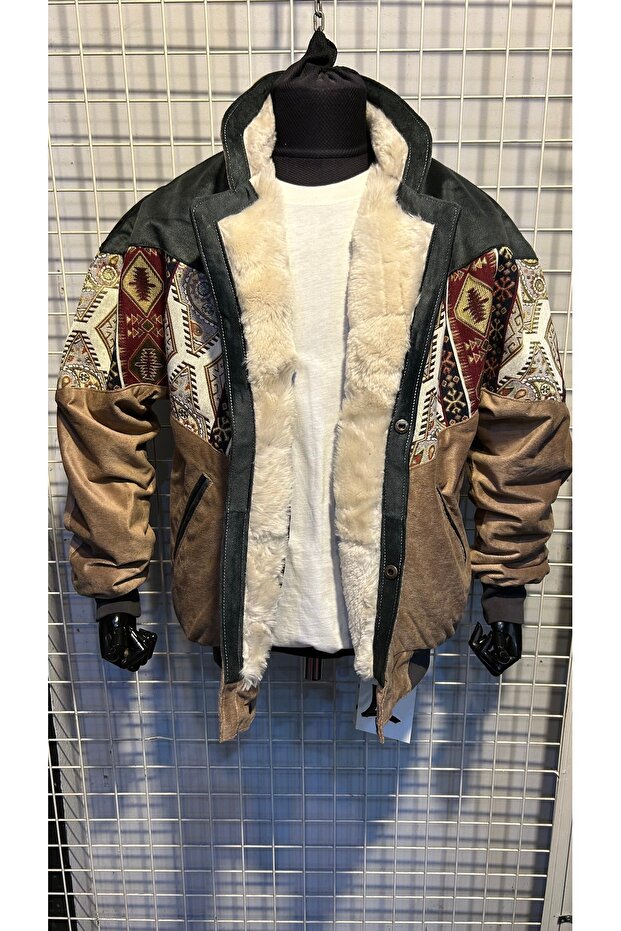 VİNTAGE KÜRKLÜ OVERSİZE MONT - 1