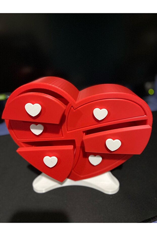 Red Heart Jewelry Stand - Valentine's Day Special