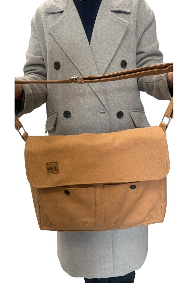 Kanvas Postacı Çanta - 4