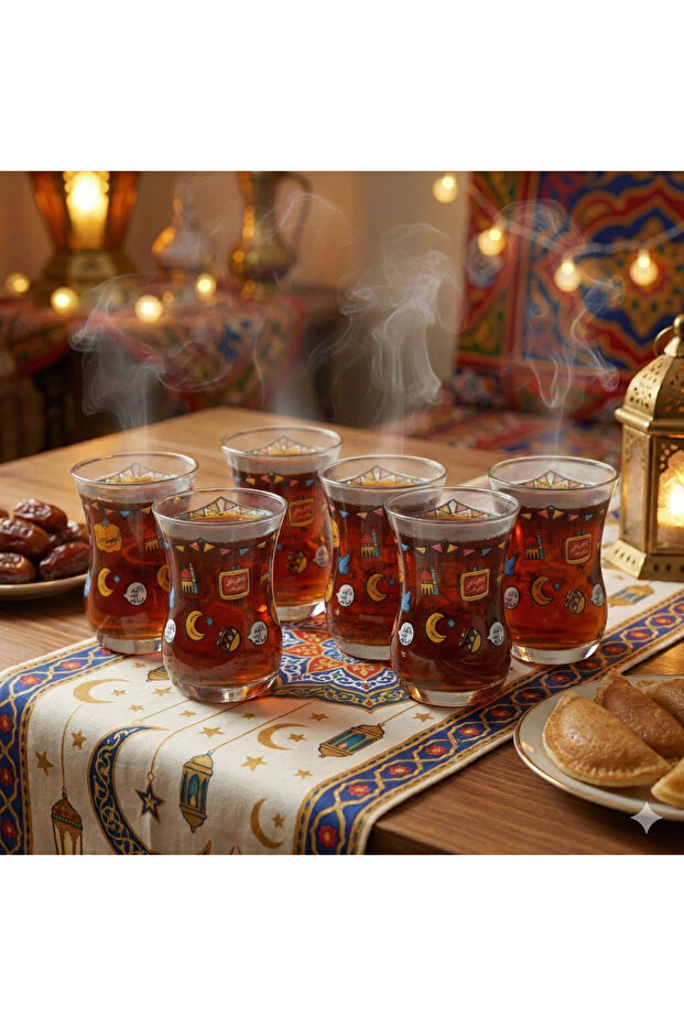 طقم كاسات شاي رمضانية - 2