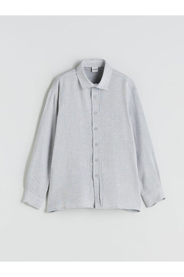 Rmz Gi̇yi̇m Farkiyla Long Sleeve Boys' Shirt
