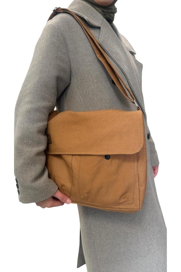 Kanvas Postacı Çanta - 5