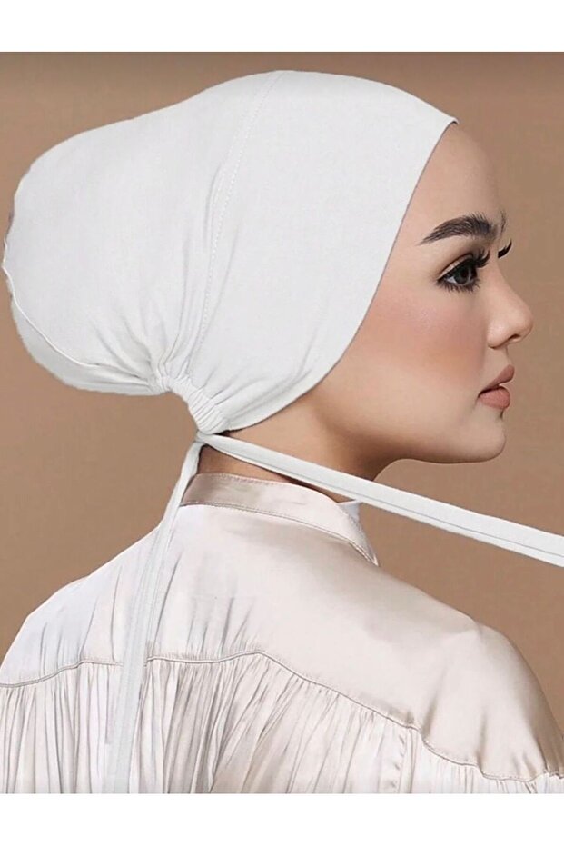 Inner Hijab Cap Cotton Adjustable Muslim Women's Underscarf - Cotton Undercap