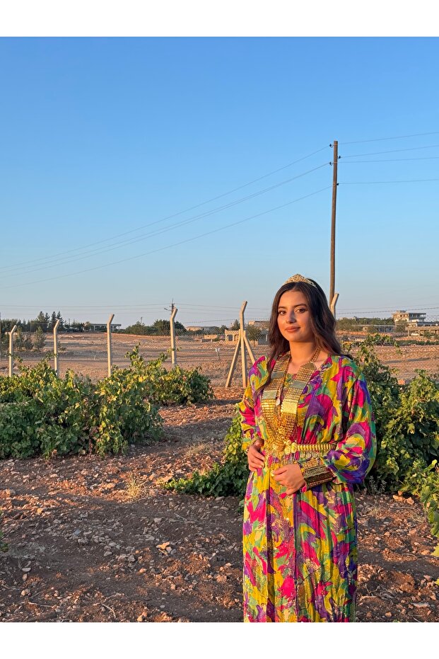 Çoklu renk kaftan - 3