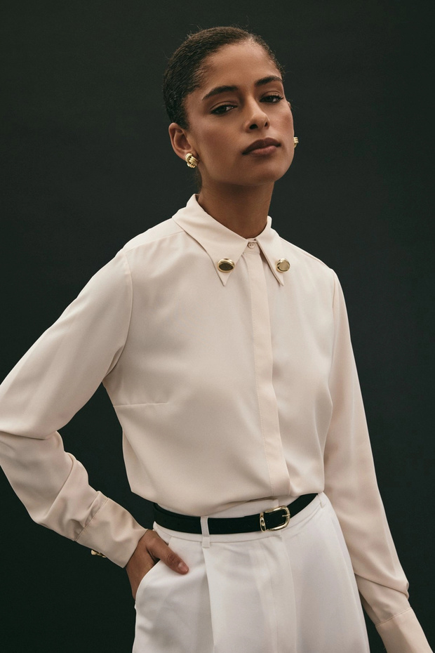 Lucy Gömlek - Bej - 7