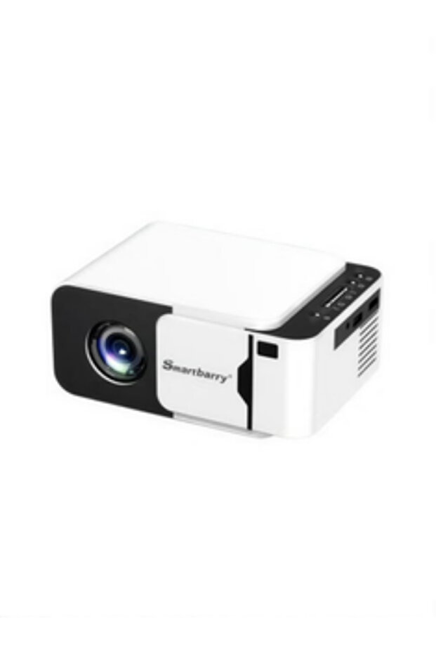 جهاز عرض HT32 محمول بدقة 4K HD مع ضبط بؤري كهربائي، يدعم شاشات عرض حتى 180 بوصة، مزود بمنفذي HDMI وUSB