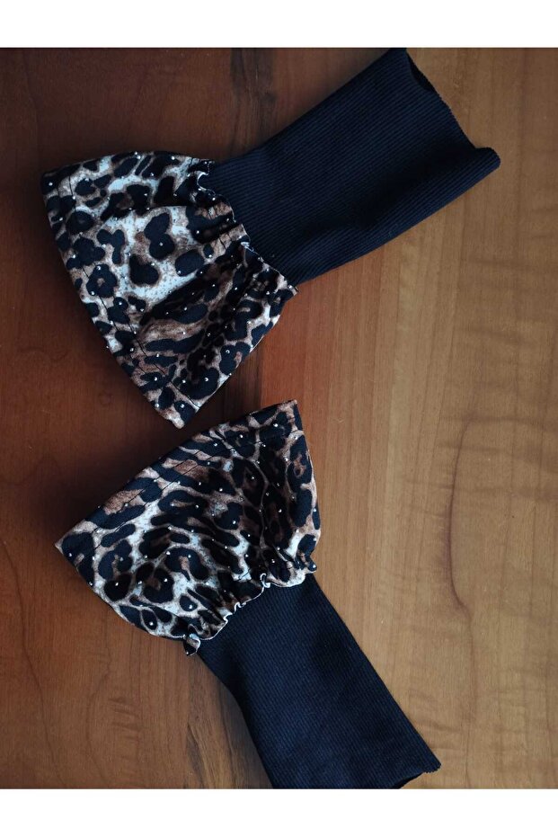 Leopard stone sleeve accessory - 2