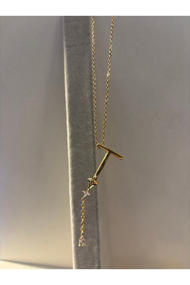 Alya Model Harf Kolye T Harfi - 3