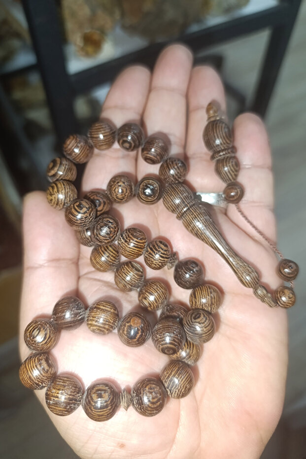 Wenge Wood 12 mm Wood Prayer Beads