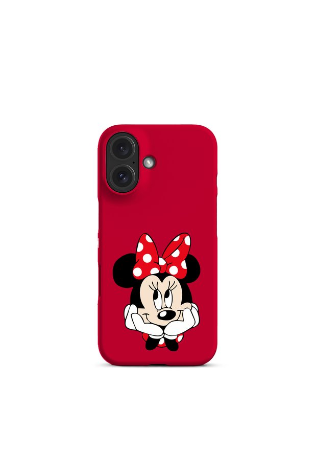 iPhone 16 Compatible Minnie Mouse Printed Launch Phone Case