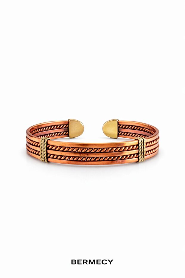 Copper Crest | Handmade Copper Bracelet Pure 100% Magnetic Field Protection Women's Bracelet