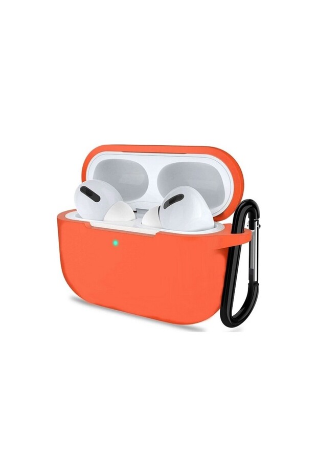 حافظة سيليكون متوافقة مع سماعات Airpods Pro 3 (2025) مع خطاف