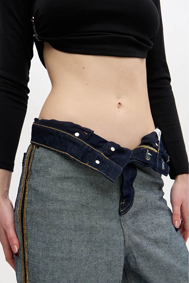 Çift Taraflı Jean - 7