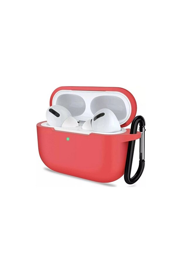 حافظة سيليكون متوافقة مع سماعات Airpods Pro 3 (2025) مع خطاف