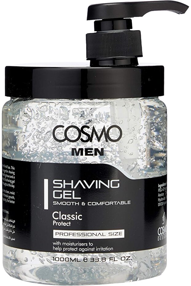 Men Classic Protect Hydrating Touch Shaving Gel Pump (1000ml)