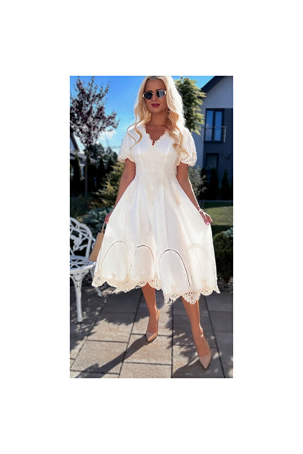 Φόρεμα SUPERPREMIUM Λευκό - 1