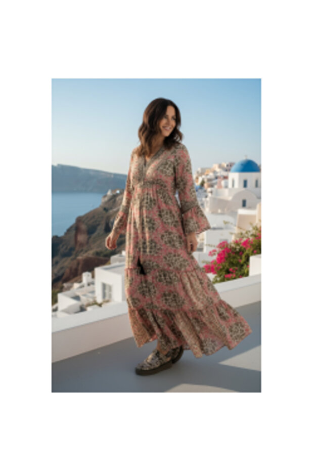 BOHO Dress with Sequins - 3
