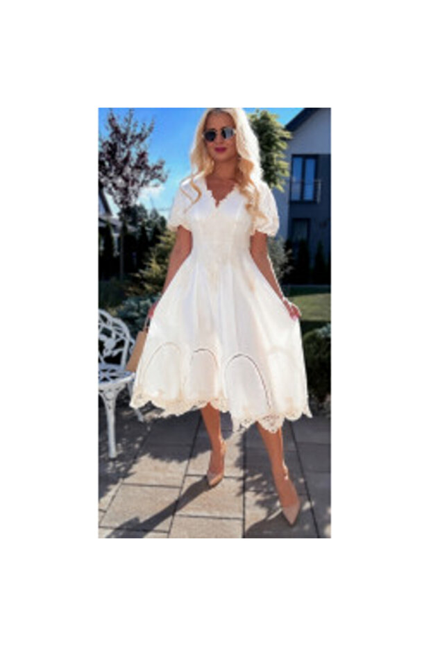 Φόρεμα SUPERPREMIUM Λευκό - 3