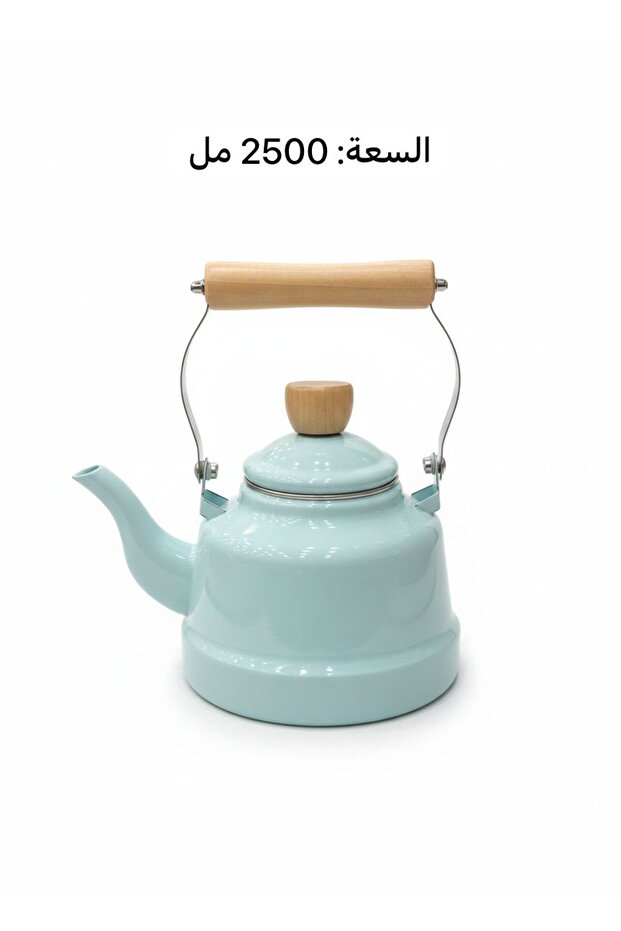 ابريق شاي بيد خشب