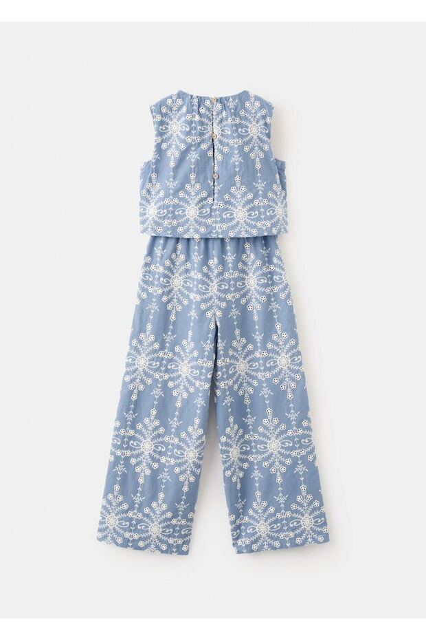 İşlemeli uzun tulum - 4