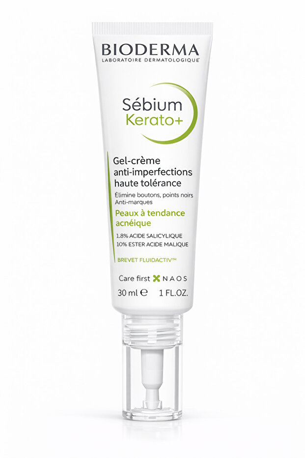 Sebium Kerato Plus Anti-Blemish Facial Gel Cream with Salicylic Acid & Malic Acid for Acne-