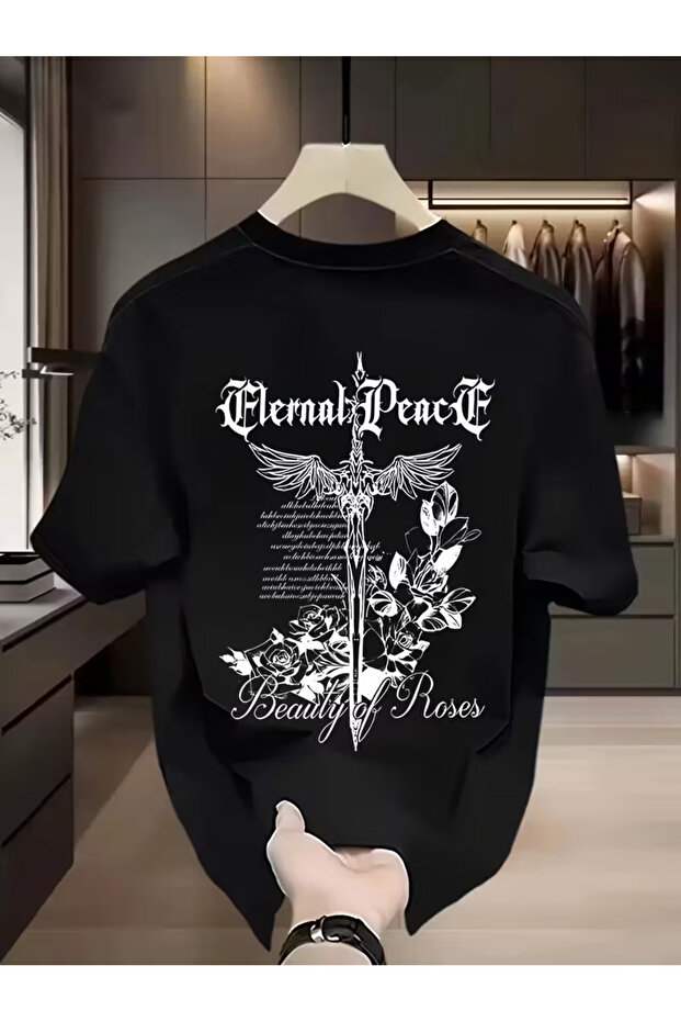 Premium Black Cotton T-Shirt
