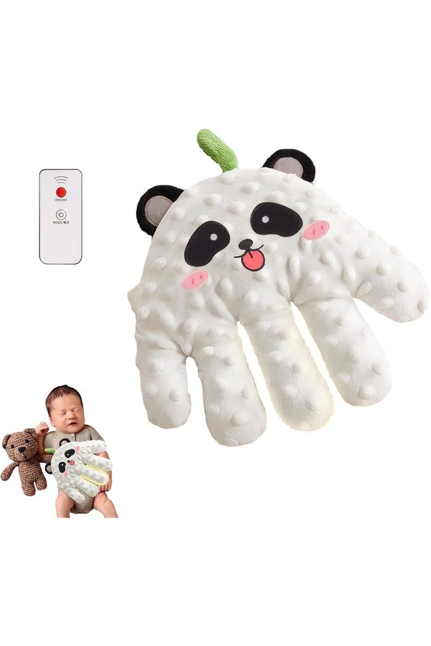 Baby Patting Sleeping Toy, Baby Soothing Palm, Baby Startle Prevention Hand Glove, Cute Cartoon Auto