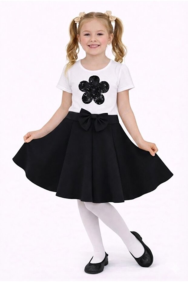 23 April 29 October Performance Outfit Girls' Model Badi Model Tutu Skirt Bottom-Top Set