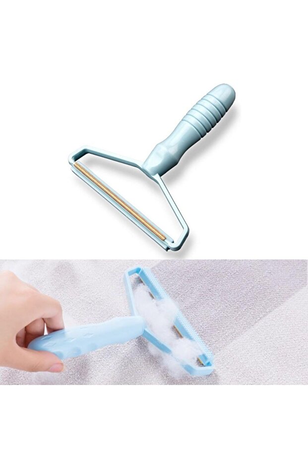 BUFFER® Double Sided Clothes Sweater Plastic Fabric Hair Removal and Lint Remover Collector Portable