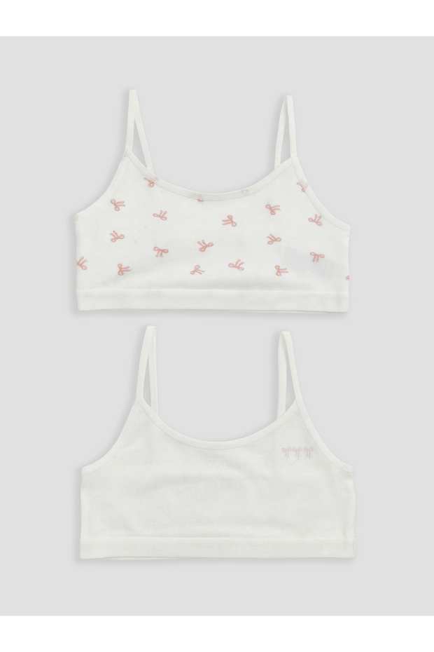 Vizyon New Season Strappy Girls' Bustier 2-Piece Set