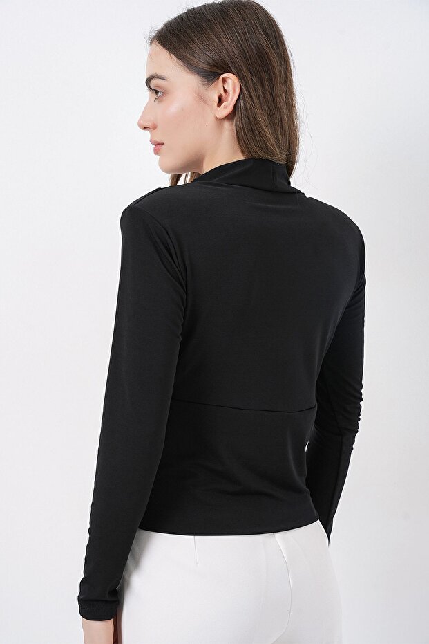 BDART V Yaka Dökümlü Bluz - 6