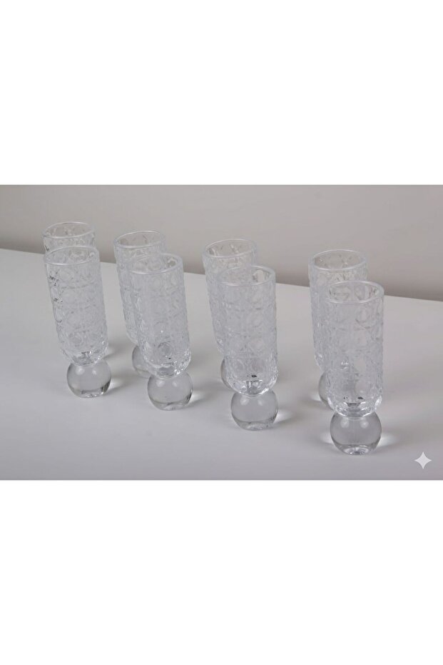 طقم كاسات شفاف للمشروبات - 5