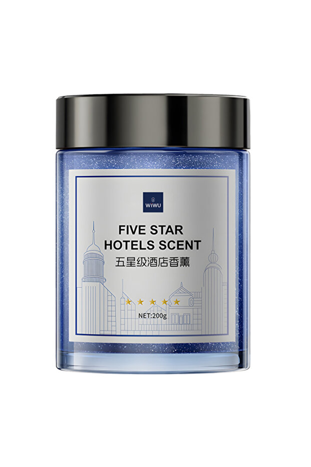 Premium Star Solid Balm Car Air Freshener – Five Star Hotel Scent (Blue)