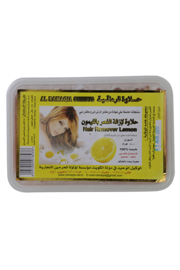 Traditional Lemon Extract Liquid Sugar Hair Remover Wax Kit (10 Pegs)