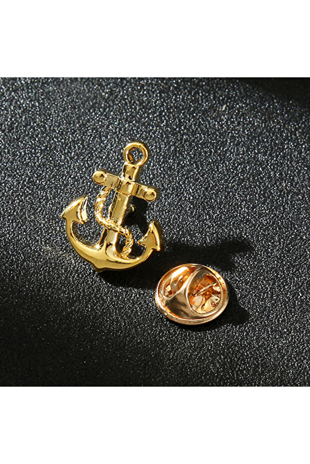 Antique Silver Plated 1pcs High End Anchor And Rudder Men's Sleeve Studs Fashion Personalized Pure M