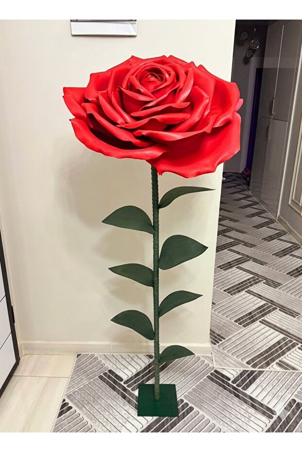 dev Eva kırmızı gül - 1