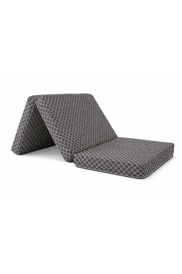 Reversible Trifold Single Foam Mattress – 10 cm 90×180 cm, Breathable Foam, Lightweight