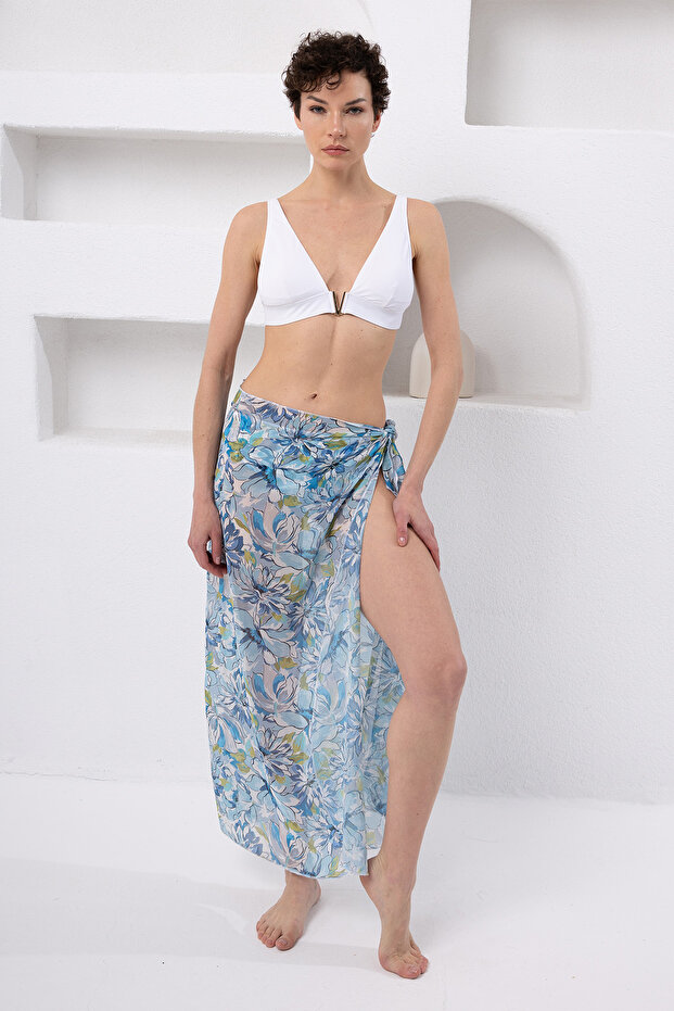 Waist-Tied Long Skirt 4816