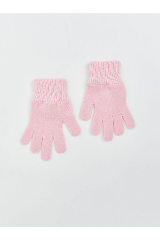 Özmarka New Season Basic Girls' Knitwear Gloves