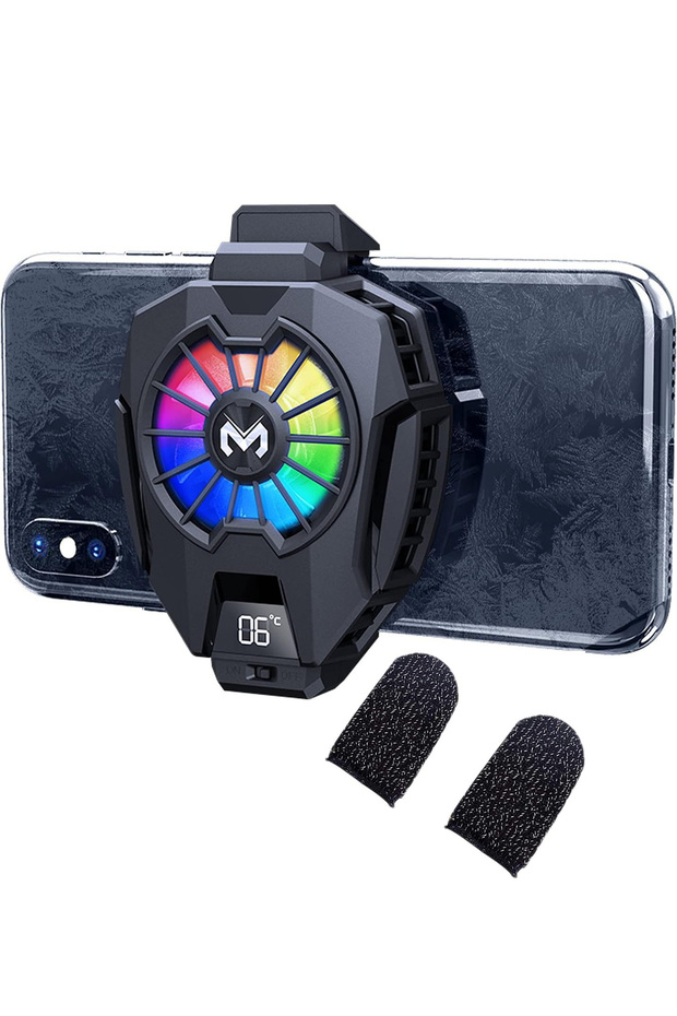 Phone Cooler, Mobile Cooling Fan without Noise, Cellphone Radiator for Mobile Games,Tiktok