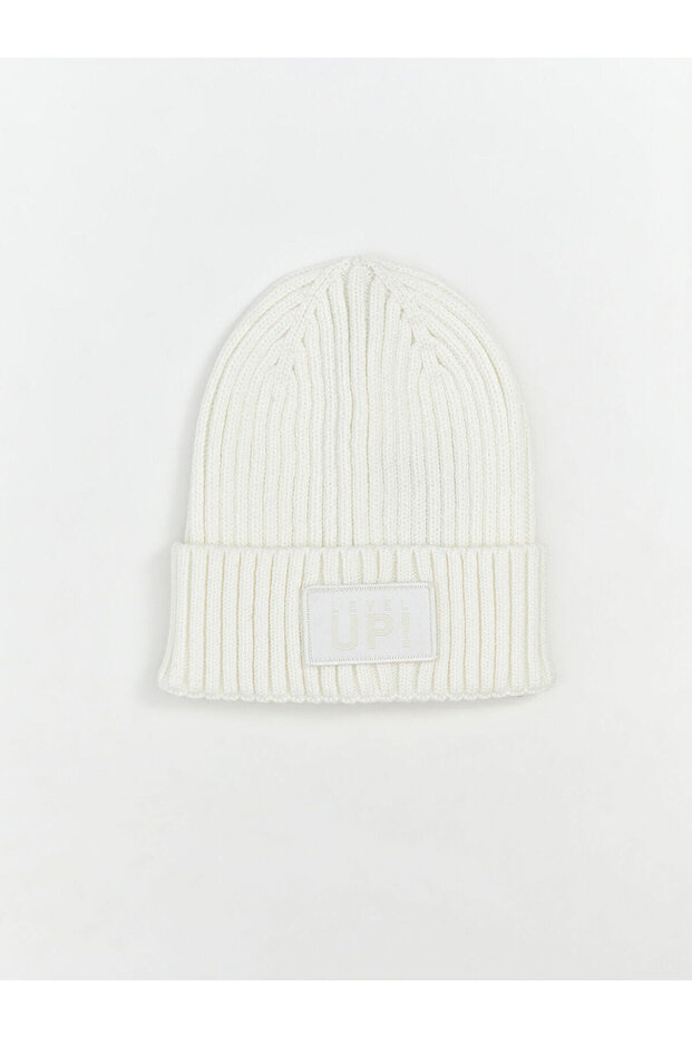 Two Mt Shop Quality Lcw Accessories White Embroidered Boy's Beret