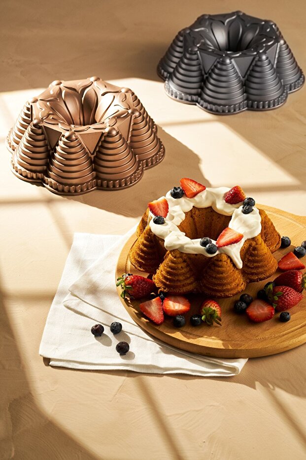 Prizma Kek Kalıbı Rosegold - 1