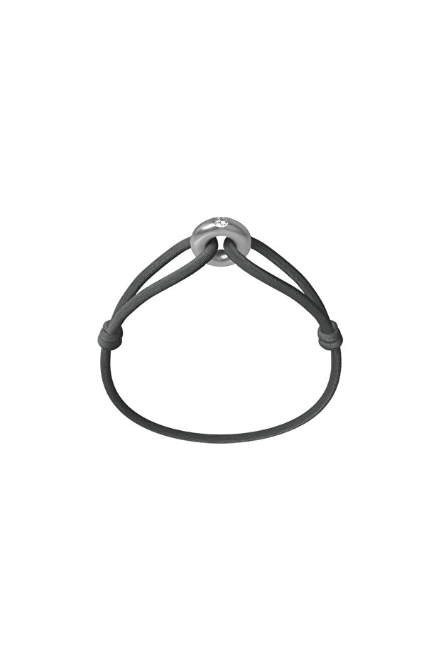 Silver Soho Diamond Cord Bracelet