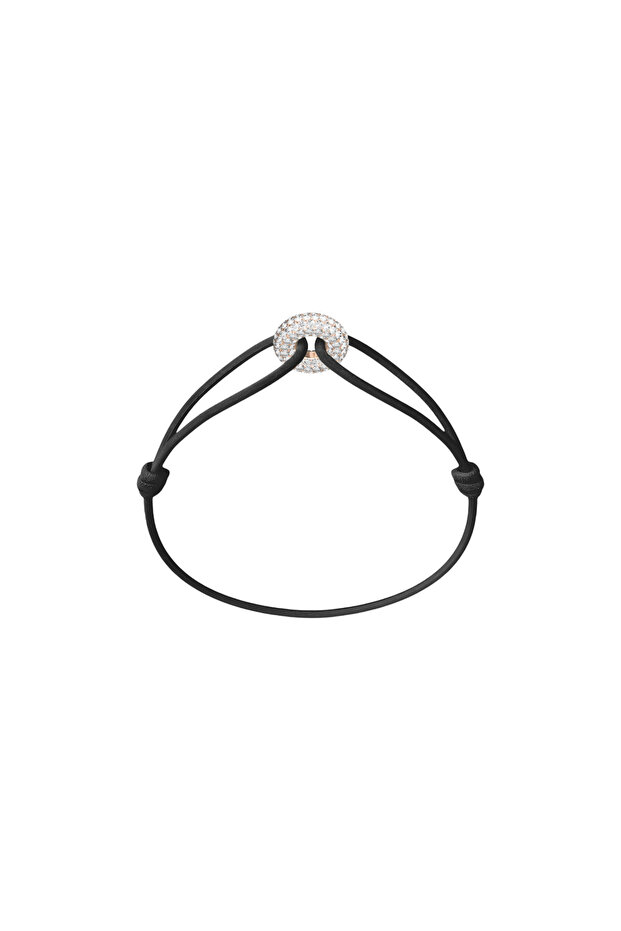 Mini Rose Soho Pavé Cord Bracelet