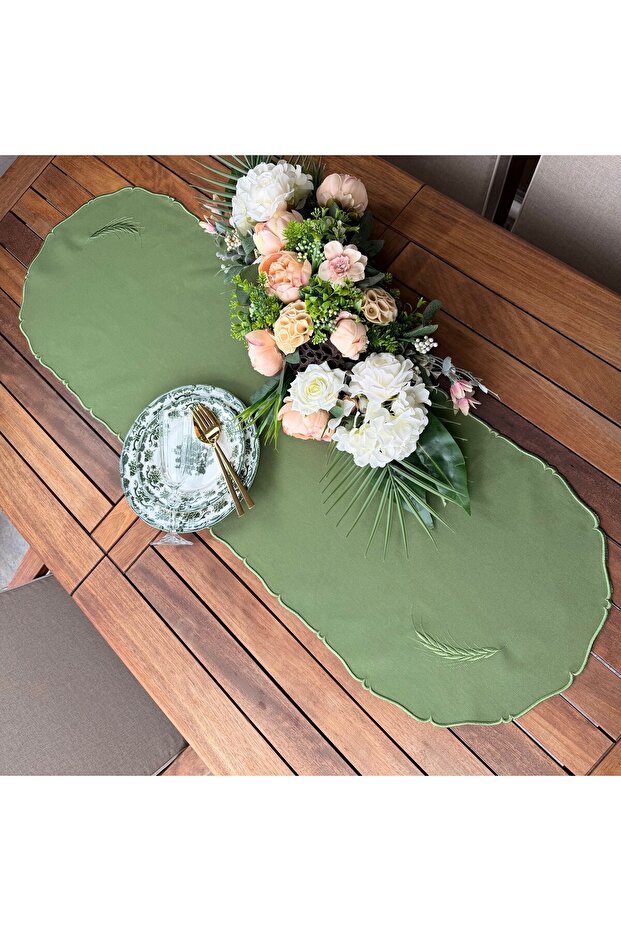 Buğday Nakışlı Runner - 3