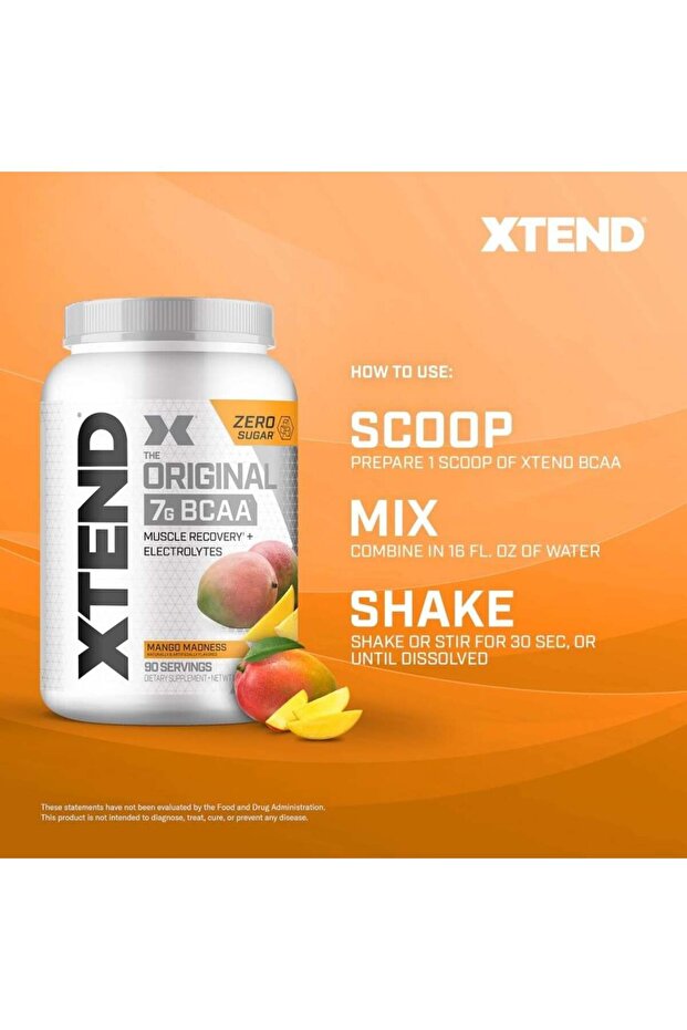 XTEND BCAA BLUE RASPBERRY ICE 90 SERV - 2
