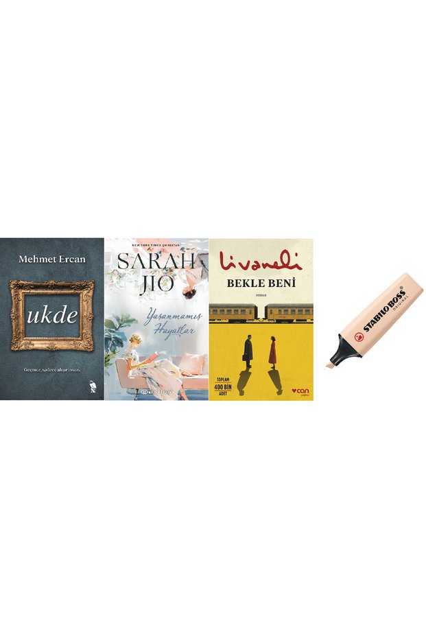 Ukde + Yaşanmamış Hayatlar + Bekle Beni 3-Book Set (Pen Hd)