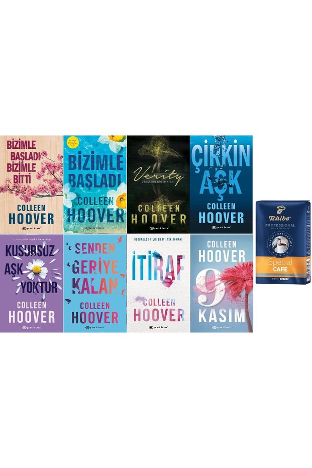 Colleen Hoover 8 Book Set /It Started with Us + It Ended with Us +Verity+Ugly Love... (Filter Coffee Hdy)