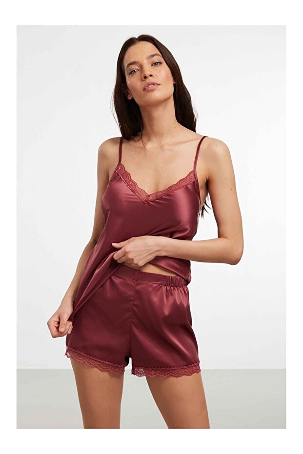 Sofia Satin Shorts - 2