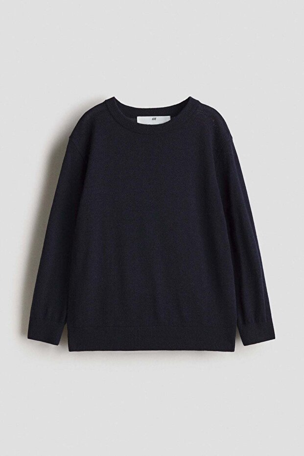 Wool-knit jumper